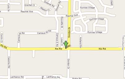Kelown Tail Blazers Map